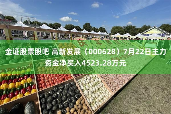 金证股票股吧 高新发展（000628）7月22日主力资金净买入4523.28万元