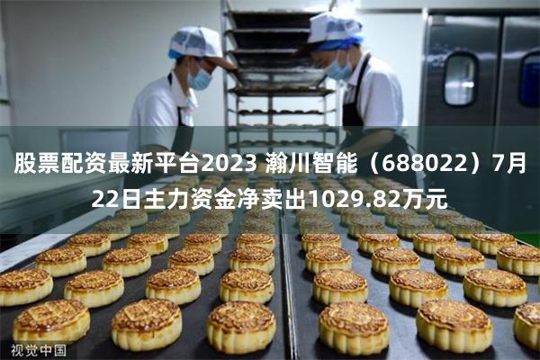 股票配资最新平台2023 瀚川智能（688022）7月22日主力资金净卖出1029.82万元