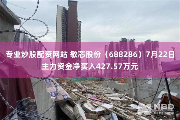 专业炒股配资网站 敏芯股份（688286）7月22日主力资金净买入427.57万元