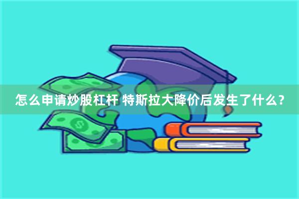怎么申请炒股杠杆 特斯拉大降价后发生了什么?
