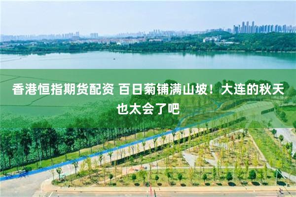香港恒指期货配资 百日菊铺满山坡！大连的秋天也太会了吧